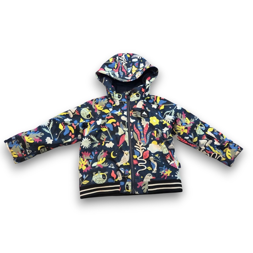 Burton Waterproof Bomber Winter Ski Jacket Moonlit Grove Toddler Girls 3T